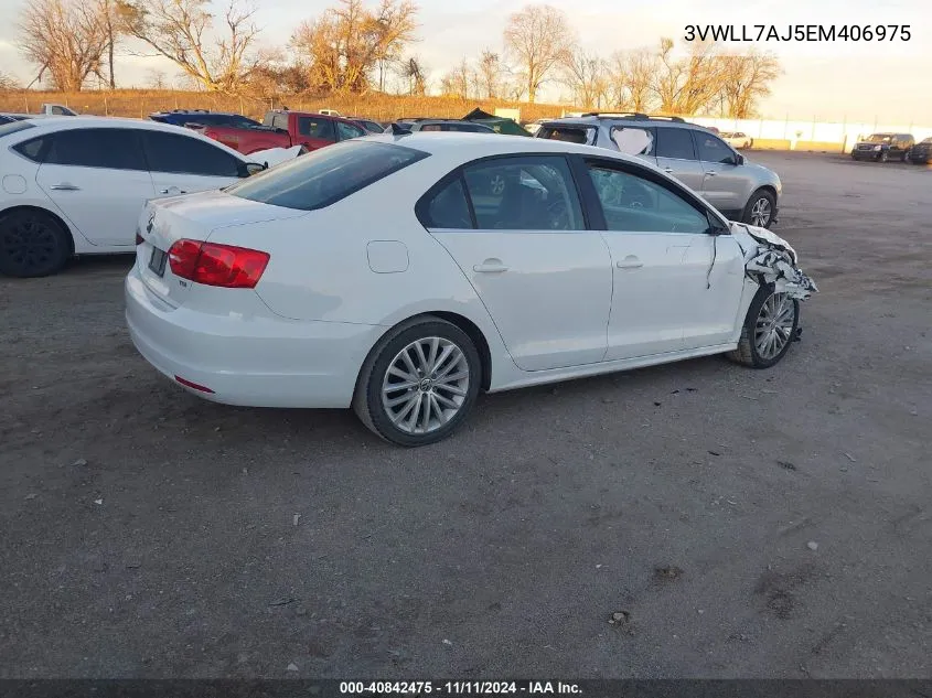 2014 Volkswagen Jetta 2.0L Tdi VIN: 3VWLL7AJ5EM406975 Lot: 40842475