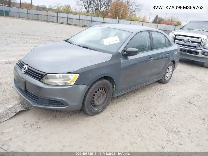 2014 Volkswagen Jetta 2.0L S VIN: 3VW1K7AJ9EM369763 Lot: 40872517