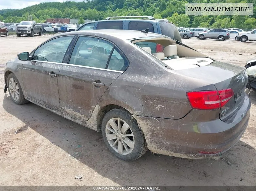 3VWLA7AJ7FM273871 2015 Volkswagen Jetta 2.0L Tdi Se