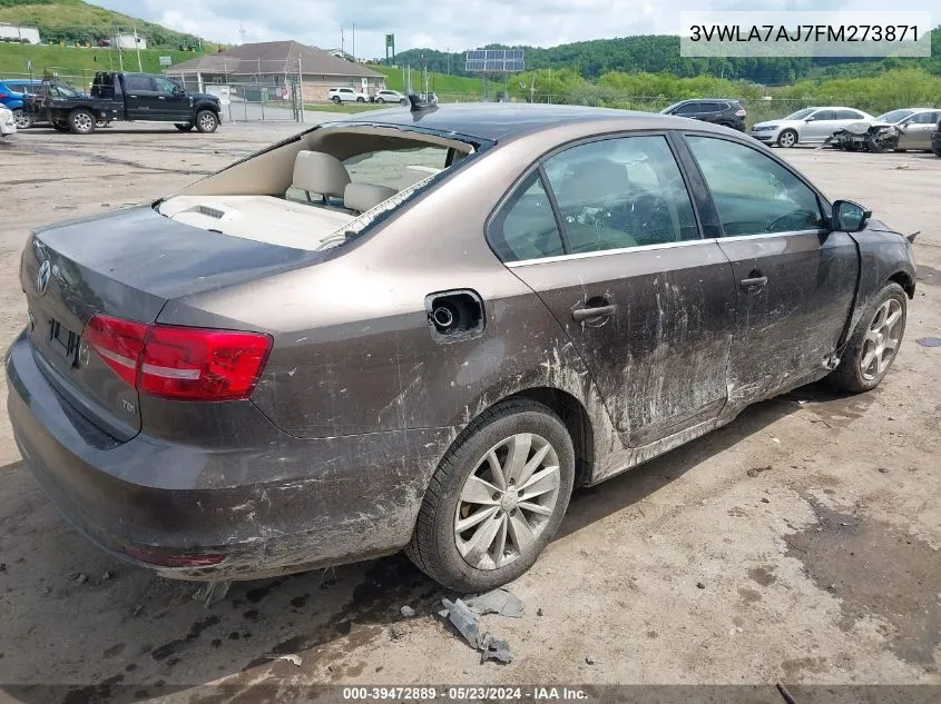 3VWLA7AJ7FM273871 2015 Volkswagen Jetta 2.0L Tdi Se