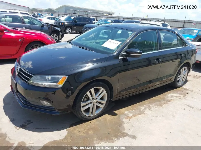 3VWLA7AJ7FM241020 2015 Volkswagen Jetta 2.0L Tdi Sel