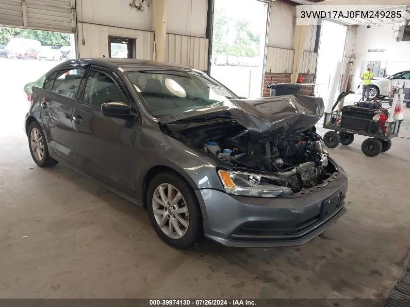 3VWD17AJ0FM249285 2015 Volkswagen Jetta 1.8T Se