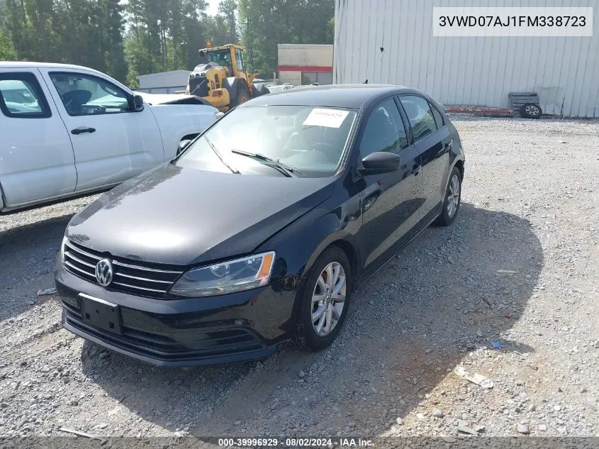 3VWD07AJ1FM338723 2015 Volkswagen Jetta 1.8T Se