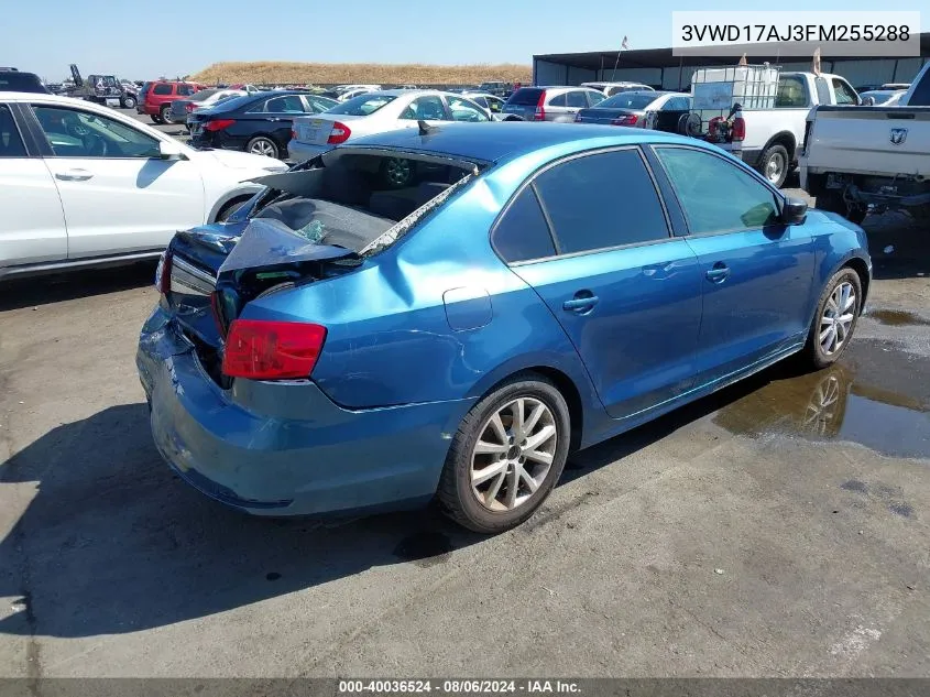 3VWD17AJ3FM255288 2015 Volkswagen Jetta 1.8T Se