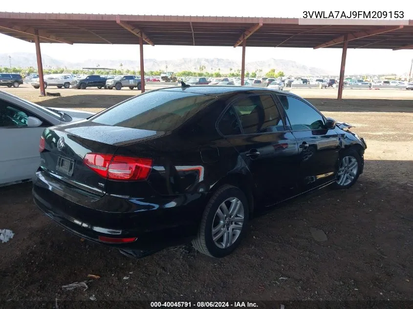 3VWLA7AJ9FM209153 2015 Volkswagen Jetta 2.0L Tdi S