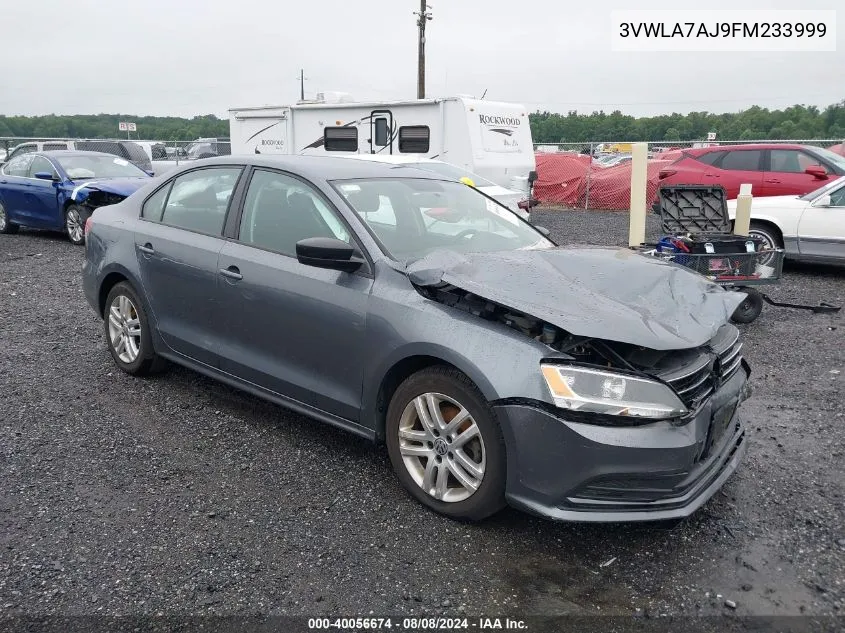 3VWLA7AJ9FM233999 2015 Volkswagen Jetta 2.0L Tdi S