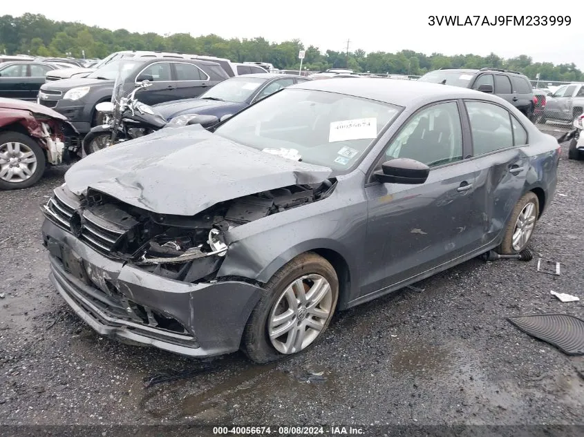 3VWLA7AJ9FM233999 2015 Volkswagen Jetta 2.0L Tdi S