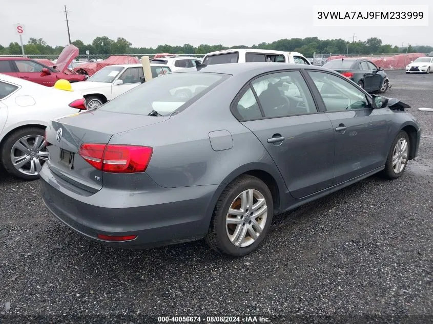 2015 Volkswagen Jetta 2.0L Tdi S VIN: 3VWLA7AJ9FM233999 Lot: 40056674