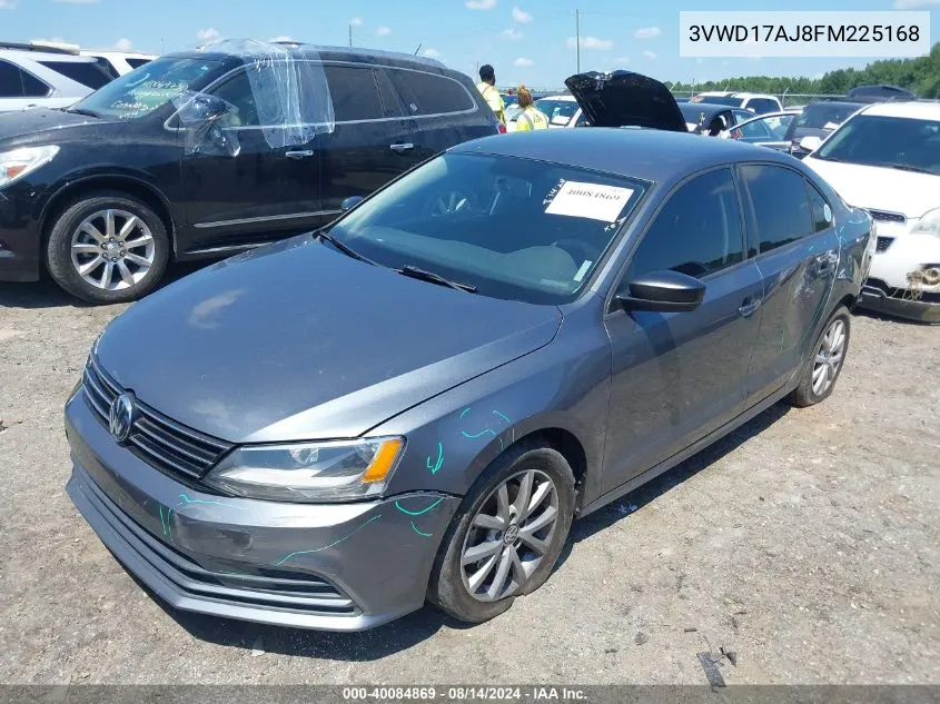 3VWD17AJ8FM225168 2015 Volkswagen Jetta 1.8T Se