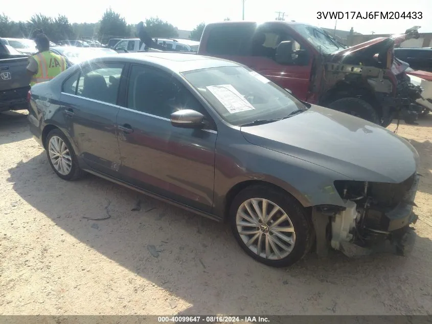 3VWD17AJ6FM204433 2015 Volkswagen Jetta Se