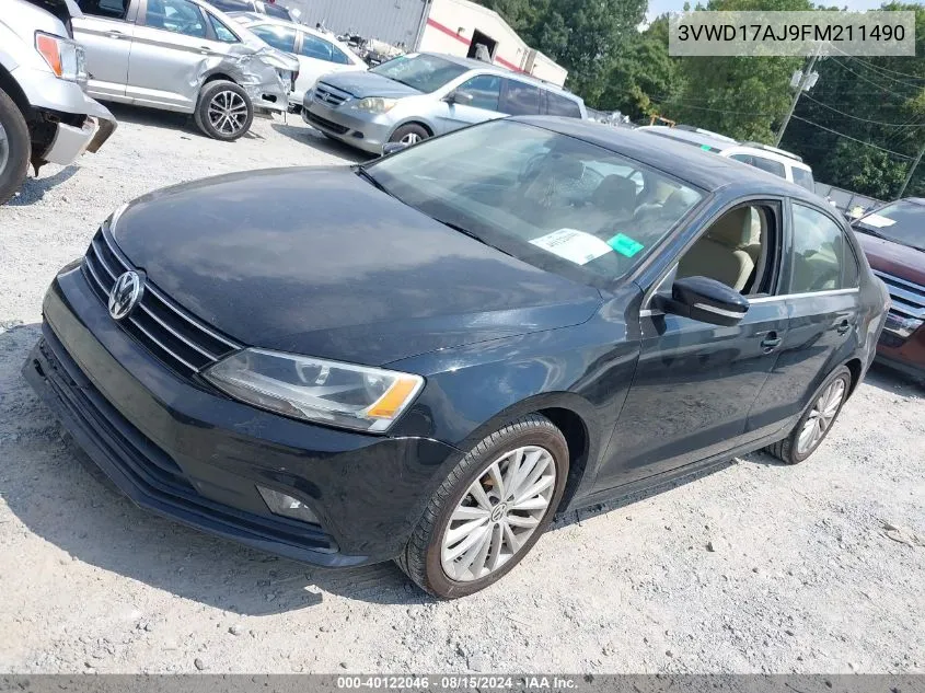 2015 Volkswagen Jetta 1.8T Se VIN: 3VWD17AJ9FM211490 Lot: 40122046