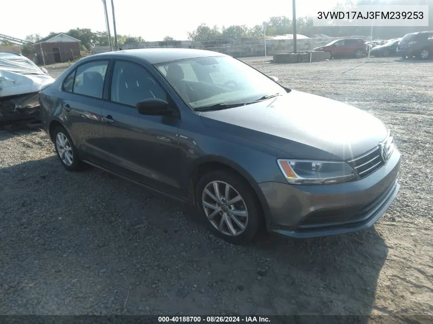 3VWD17AJ3FM239253 2015 Volkswagen Jetta 1.8T Se