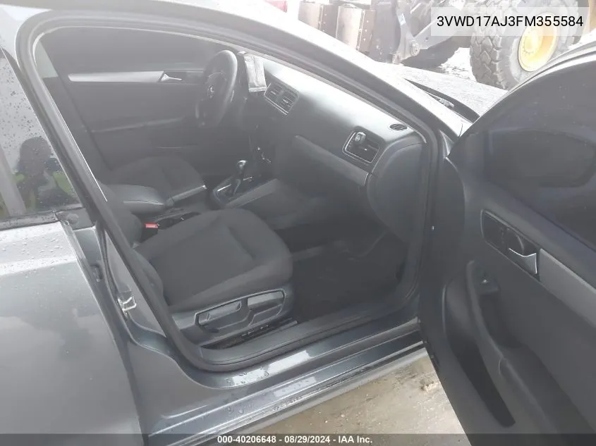 3VWD17AJ3FM355584 2015 Volkswagen Jetta 1.8T Se