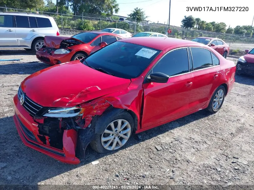 2015 Volkswagen Jetta 1.8T Se VIN: 3VWD17AJ1FM327220 Lot: 40227241