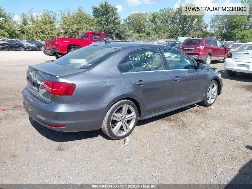 3VW5T7AJXFM338800 2015 Volkswagen Jetta 2.0T Gli Sel