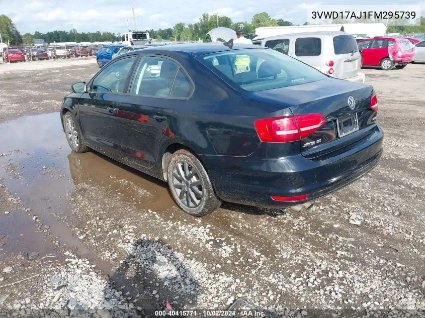 3VWD17AJ1FM295739 2015 Volkswagen Jetta 1.8T Se