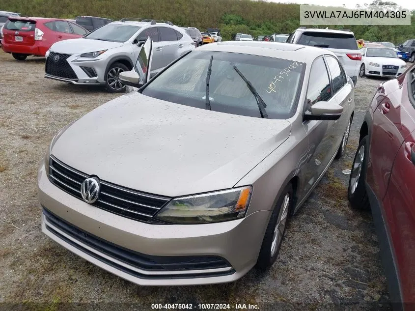 2015 Volkswagen Jetta Tdi VIN: 3VWLA7AJ6FM404305 Lot: 40475042