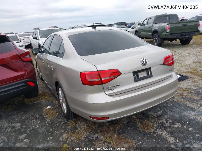 2015 Volkswagen Jetta Tdi VIN: 3VWLA7AJ6FM404305 Lot: 40475042