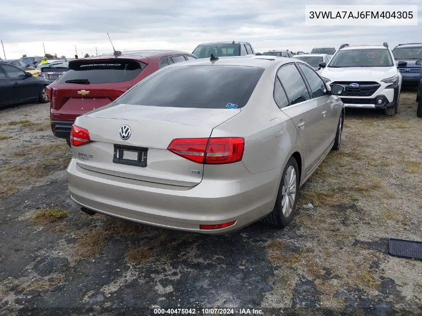 2015 Volkswagen Jetta Tdi VIN: 3VWLA7AJ6FM404305 Lot: 40475042