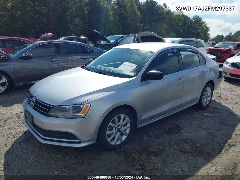 3VWD17AJ2FM297337 2015 Volkswagen Jetta 1.8T Se