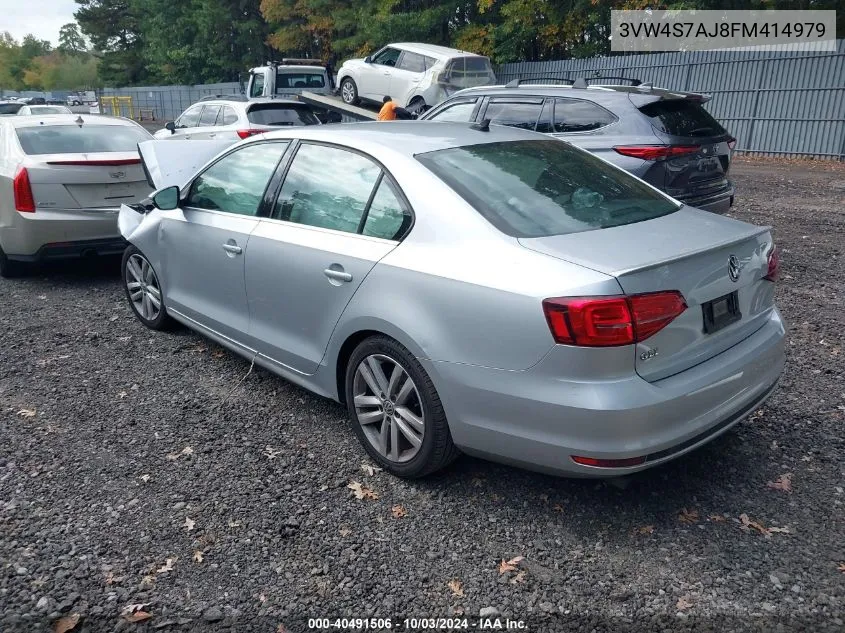 3VW4S7AJ8FM414979 2015 Volkswagen Jetta 2.0T Gli Se