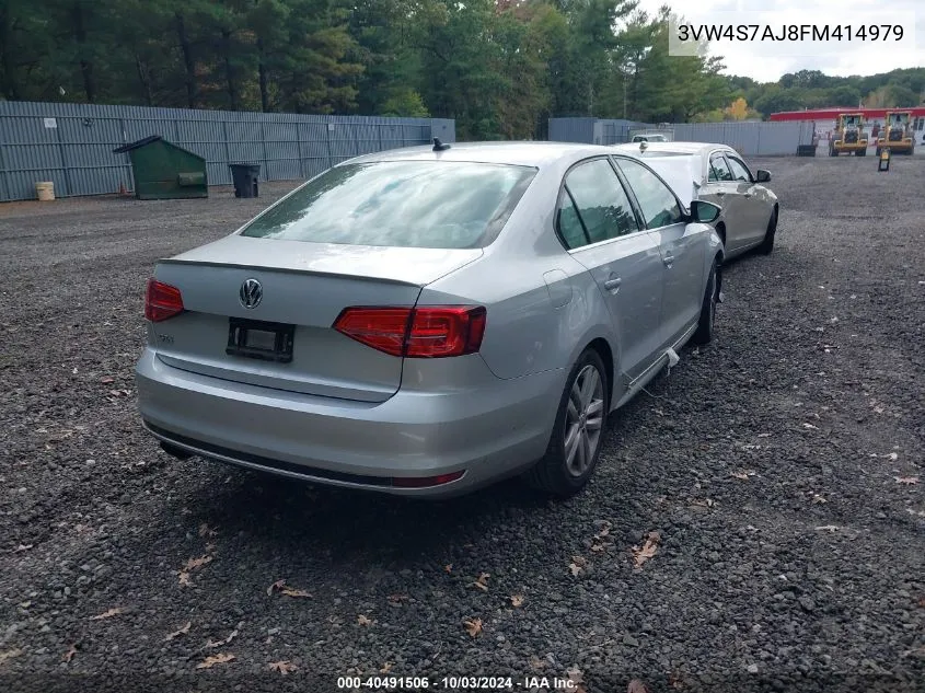 2015 Volkswagen Jetta 2.0T Gli Se VIN: 3VW4S7AJ8FM414979 Lot: 40491506