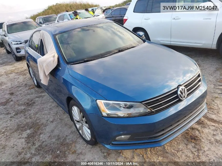 2015 Volkswagen Jetta 1.8T Se VIN: 3VWD17AJ9FM254047 Lot: 40516346