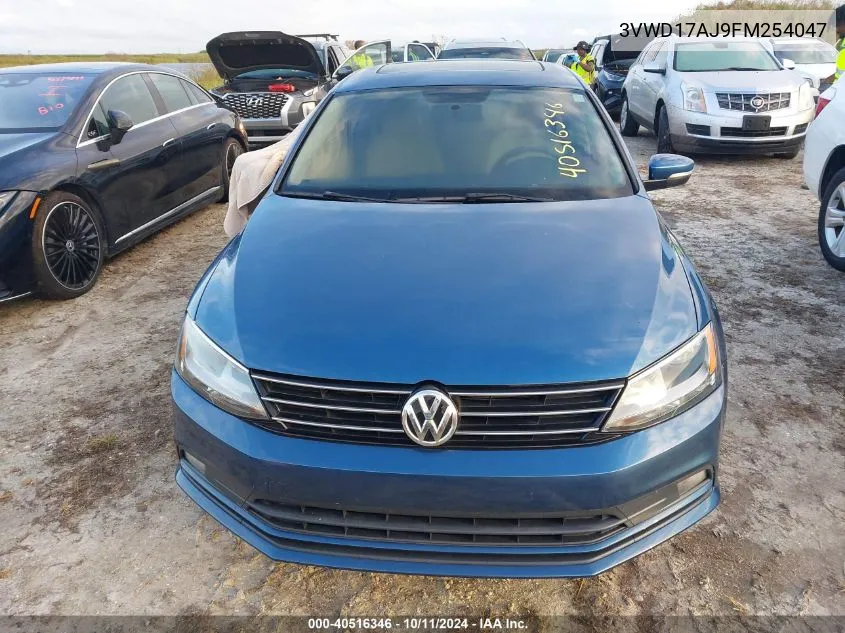 2015 Volkswagen Jetta 1.8T Se VIN: 3VWD17AJ9FM254047 Lot: 40516346