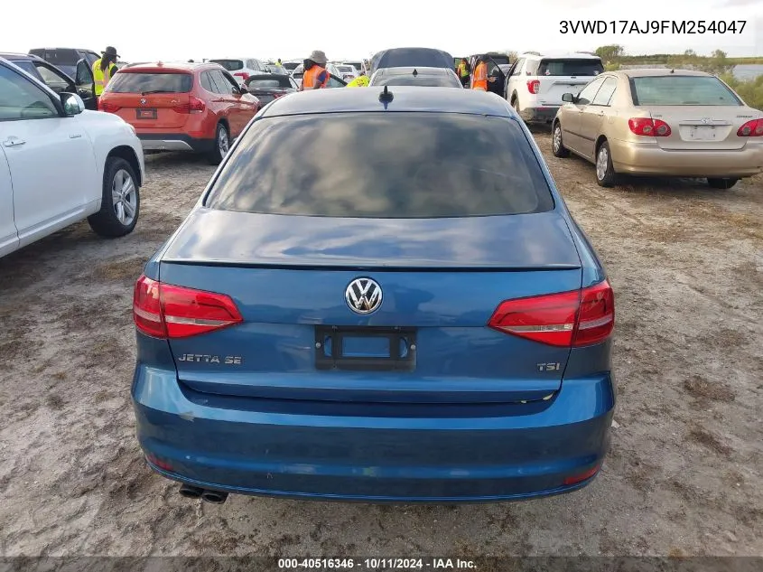 2015 Volkswagen Jetta 1.8T Se VIN: 3VWD17AJ9FM254047 Lot: 40516346