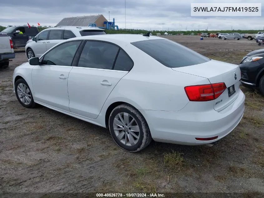 3VWLA7AJ7FM419525 2015 Volkswagen Jetta 2.0L Tdi Se