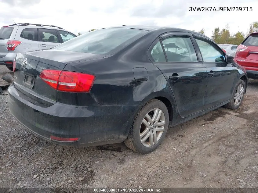 3VW2K7AJ9FM239715 2015 Volkswagen Jetta 2.0L S