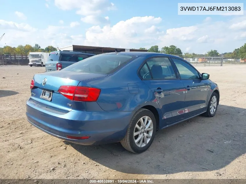 3VWD17AJ6FM213083 2015 Volkswagen Jetta 1.8T Se