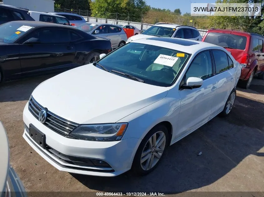 2015 Volkswagen Jetta 2.0L Tdi Sel VIN: 3VWLA7AJ1FM237013 Lot: 40564433