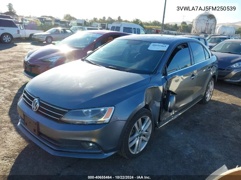 2015 Volkswagen Jetta 2.0L Tdi Sel VIN: 3VWLA7AJ5FM250539 Lot: 40655464