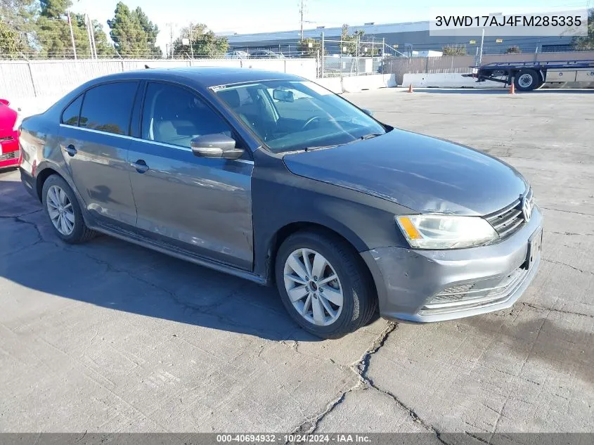 2015 Volkswagen Jetta 1.8T Se VIN: 3VWD17AJ4FM285335 Lot: 40694932