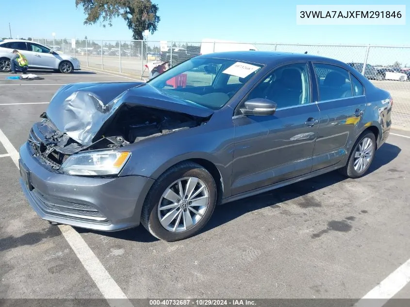 2015 Volkswagen Jetta 2.0L Tdi Se VIN: 3VWLA7AJXFM291846 Lot: 40732687