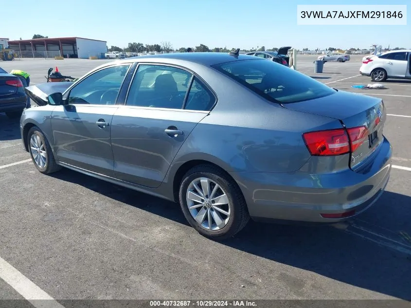 2015 Volkswagen Jetta 2.0L Tdi Se VIN: 3VWLA7AJXFM291846 Lot: 40732687