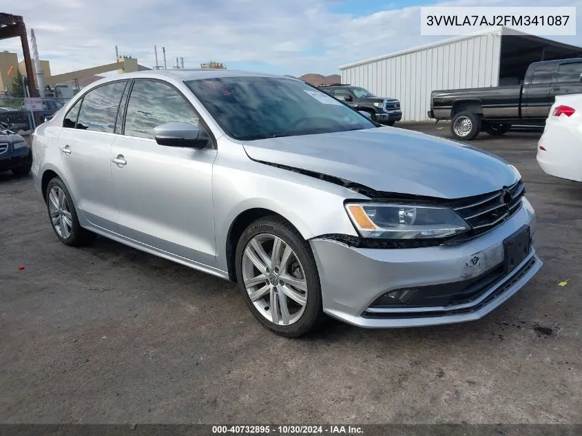 3VWLA7AJ2FM341087 2015 Volkswagen Jetta 2.0L Tdi Sel