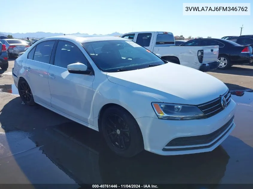 2015 Volkswagen Jetta 2.0L Tdi Se VIN: 3VWLA7AJ6FM346762 Lot: 40761446