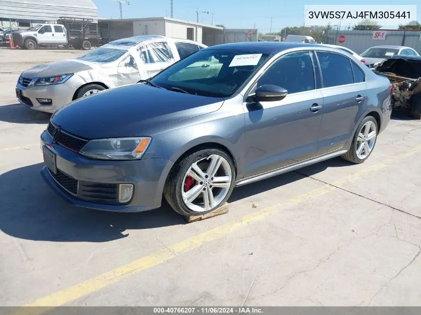 2015 Volkswagen Jetta 2.0T Gli Se VIN: 3VW5S7AJ4FM305441 Lot: 40766207