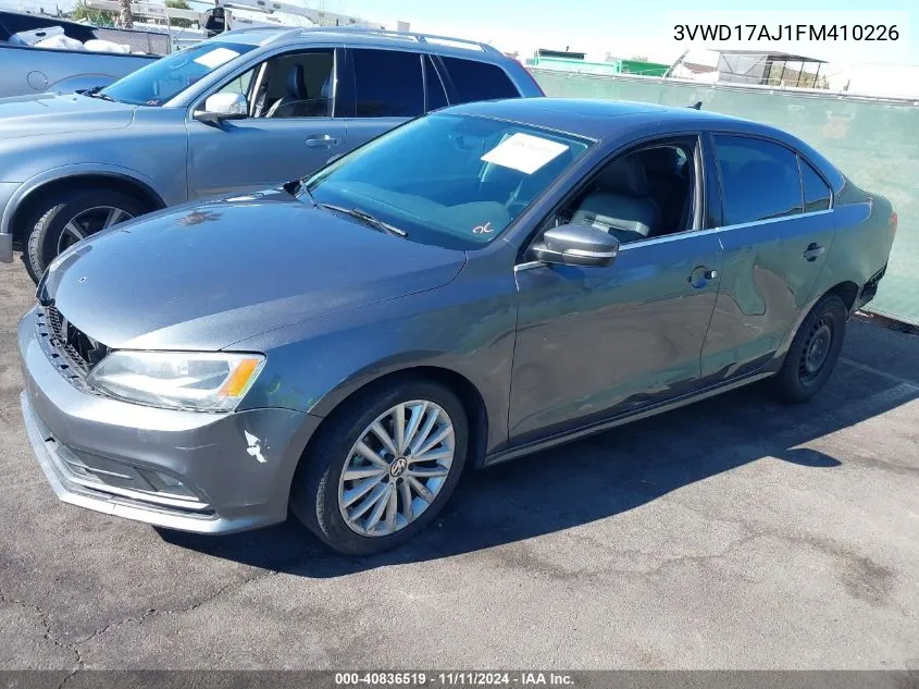 2015 Volkswagen Jetta 1.8T Se VIN: 3VWD17AJ1FM410226 Lot: 40836519