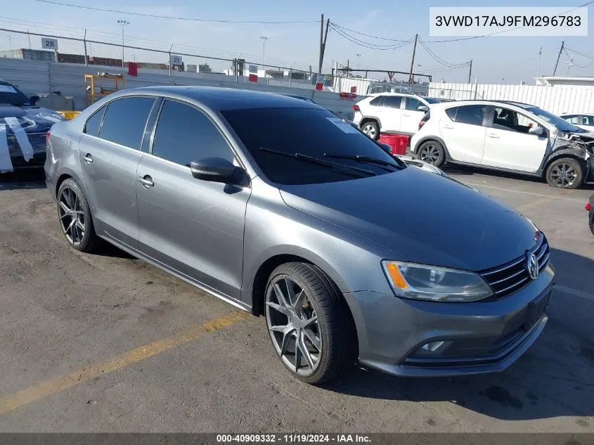 2015 Volkswagen Jetta 1.8T Se VIN: 3VWD17AJ9FM296783 Lot: 40909332