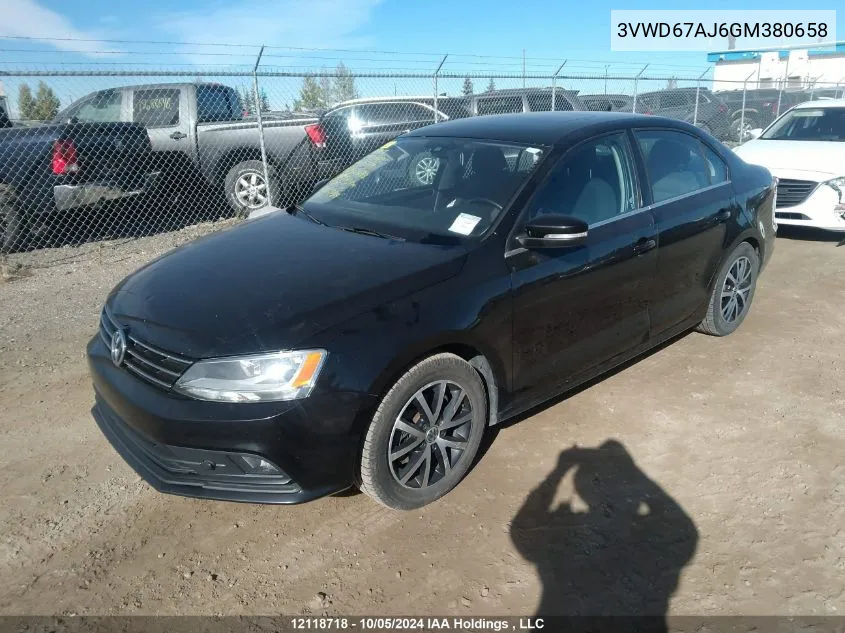 3VWD67AJ6GM380658 2016 Volkswagen Jetta Sedan