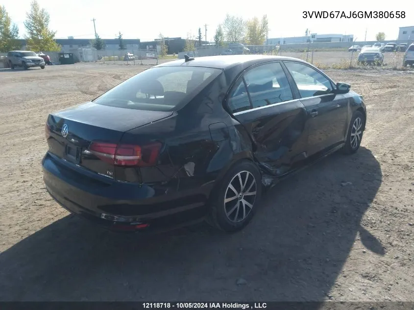 3VWD67AJ6GM380658 2016 Volkswagen Jetta Sedan