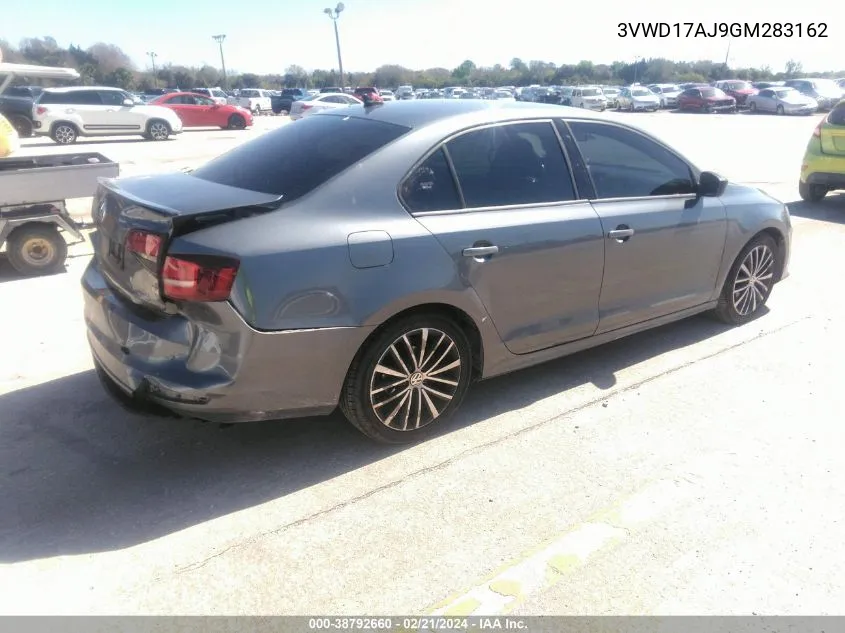 2016 Volkswagen Jetta 1.8T Sport VIN: 3VWD17AJ9GM283162 Lot: 38792660