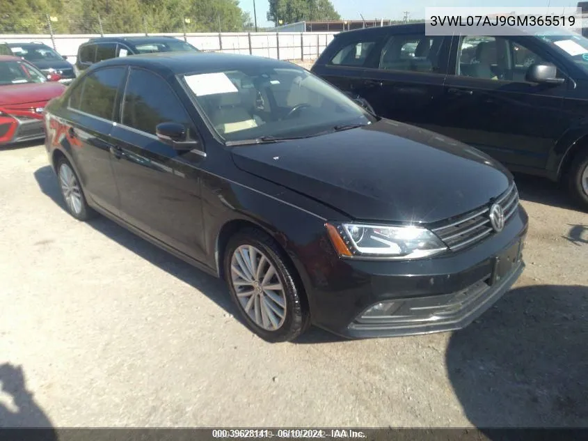 2016 Volkswagen Jetta 1.8T Sel VIN: 3VWL07AJ9GM365519 Lot: 39628141