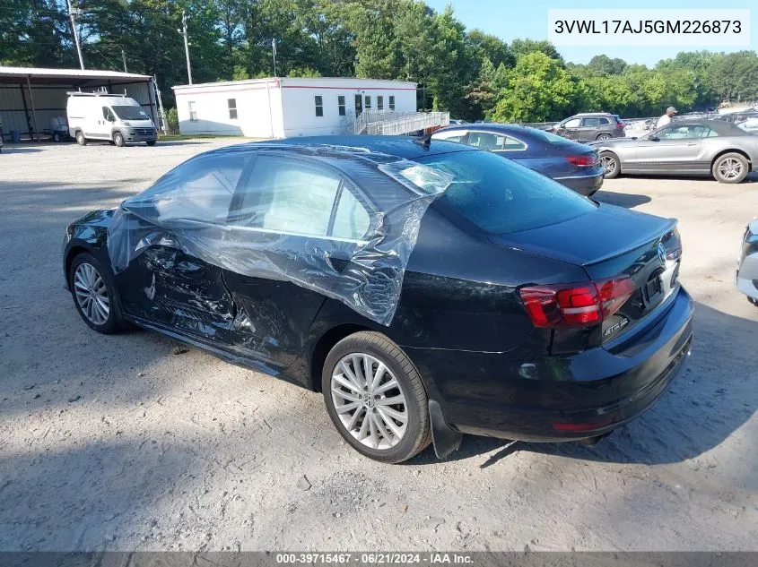 2016 Volkswagen Jetta 1.8T Sel VIN: 3VWL17AJ5GM226873 Lot: 39715467