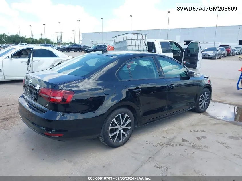 2016 Volkswagen Jetta 1.4T Se VIN: 3VWD67AJ7GM205609 Lot: 39810709