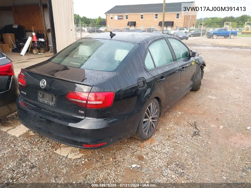 3VWD17AJ0GM391413 2016 Volkswagen Jetta 1.8T Sport