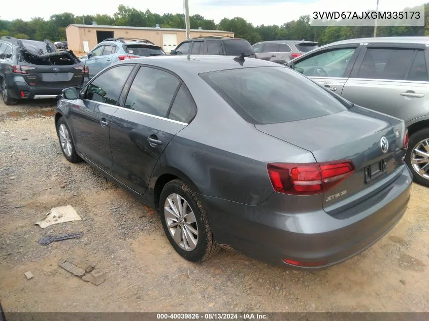 3VWD67AJXGM335173 2016 Volkswagen Jetta 1.4T Se